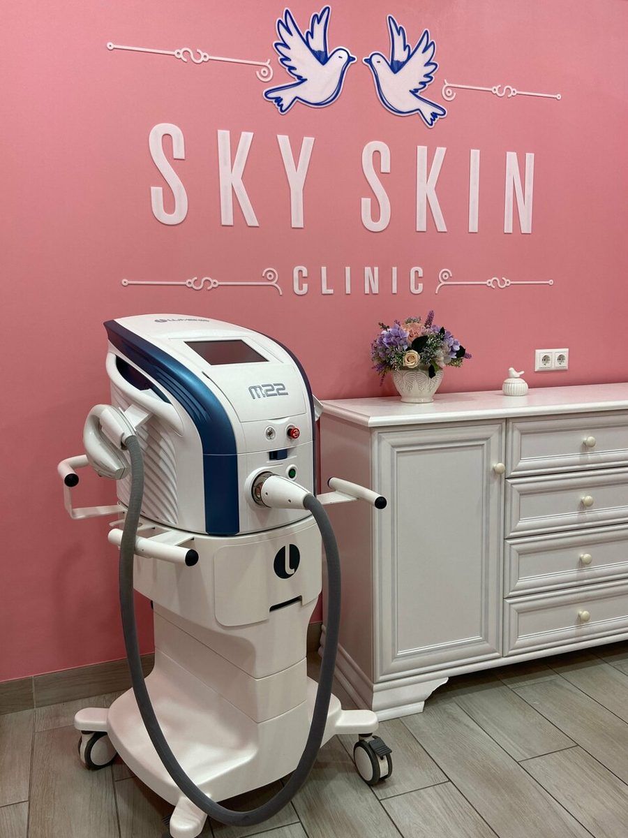 Кабинет с аппаратом в клинике SkySkin